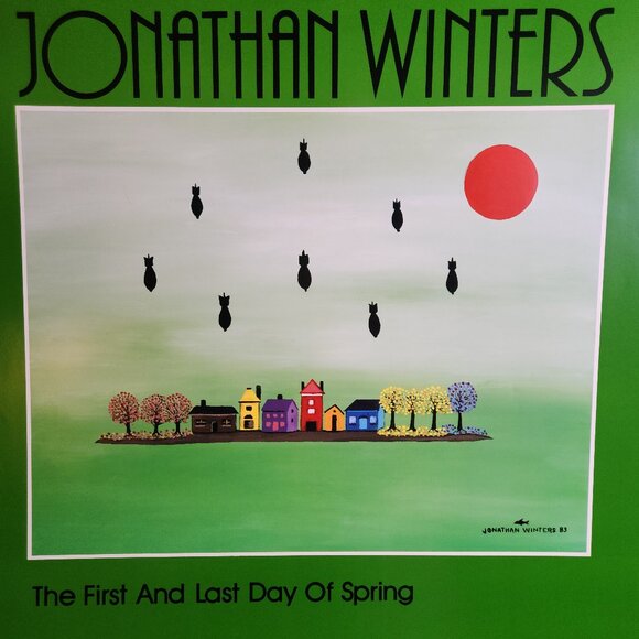 1980s Poster, Jonathan Winters "The First And Last Day Of Spring" 28"x22" NOS - Picture 2 of 8